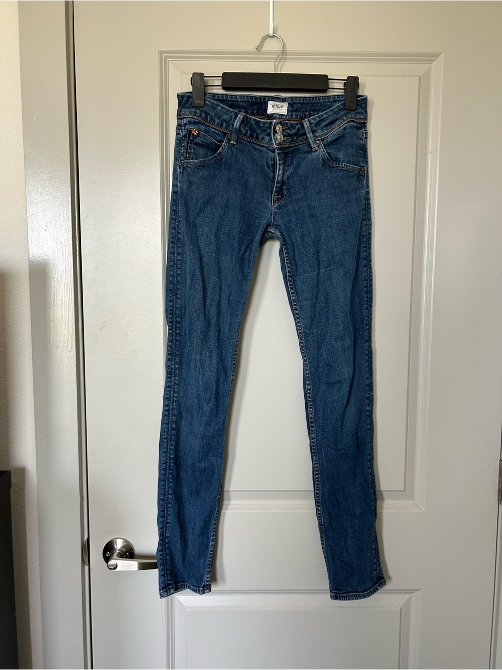 Hudson Jeans Dark Blue Collin Skinny Denim